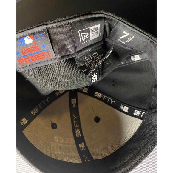 New Era MLB Los Angeles Dodgers 9fifty Black Cap MCMLVIII Mens 7 3/8 Hat - Picture 4 of 5